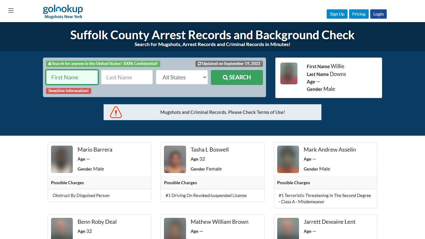 Suffolk County Mugshots, Suffolk County Arrest Records - GoLookUp